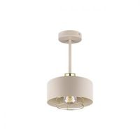 Kinkiet E27 LED Nilo 20cm beżowy+złoty