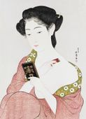 Plakat 13x18cm Woman 2, Hashiguchi Japoński Vintage