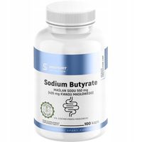 SODIUM BUTYRATE 100 kap MAŚLAN SODU KWAS MASŁOWY JELITA VEGE | INSPORT