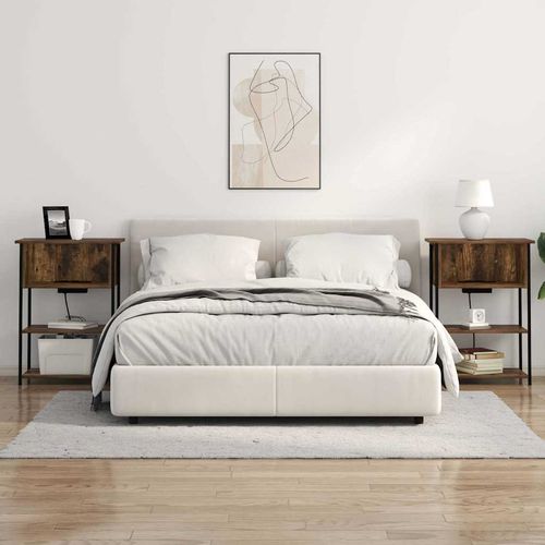 Szafka Nocna Wędzony dąb 55 x 31 x 76 cm na Arena.pl