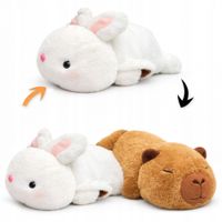 Maskotka DUŻA KAPIBARA & KRÓLIK 25 cm maskotka DWUSTRONNA HIT