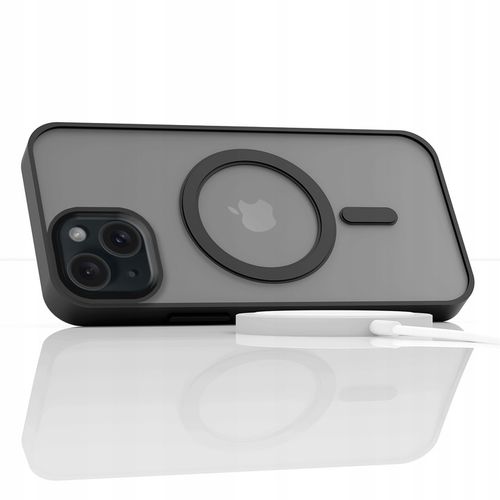 Etui Do iPhone 13 / 14 (Do Magsafe, Czarne Matowe, Wzmacniane) +Szkło 9H na Arena.pl