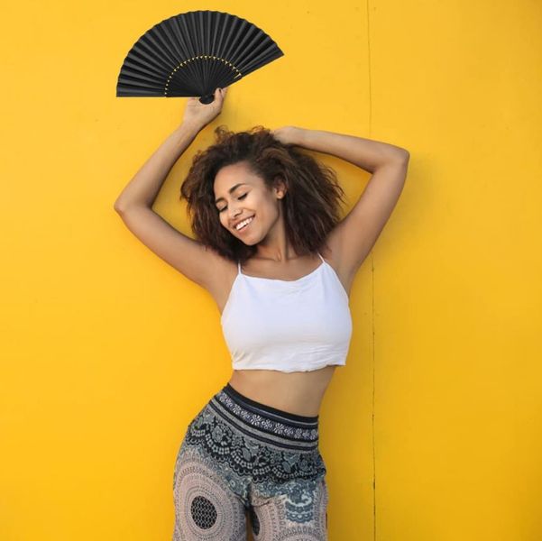 Wachlarz hiszpański czarny zdjęcie 7