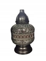 Znicz Lampion Karafa Urna Ilumini Srebrna