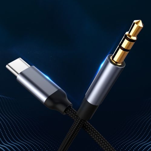 KABEL ADAPTER Przejściówka typ USB-C 3.1 mini Jack 3,5mm Audio AUX DAC 1,5m na Arena.pl