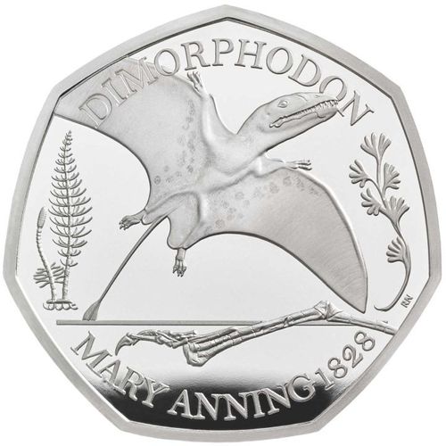 Tales of the Earth: Dimorphodon 50p Srebro 2021 Proof na Arena.pl