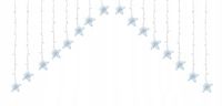 Kurtyna Świetlna Girlanda Lampki wz. 04 136 LED Ziemny