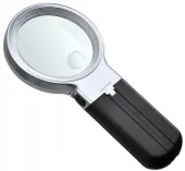 Lupa do czytania szkło powiększające 3x ręczna