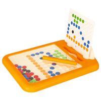 DLA DZIECI TABLICA EDUKACYJNA MAGNETYCZNA Z PINEZKAMI