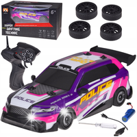 Auto do driftu zdalnie sterowane PODŚWIETLENIE wymienne opony 5905258543468