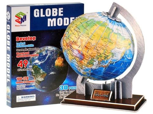 Puzzle przestrzenne 3D: Globus - 49 elementy na Arena.pl