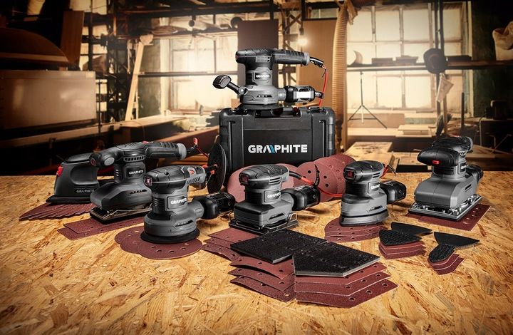 Szlifierka oscylacyjna delta 105W GRAPHITE 59G335 zdjęcie 12