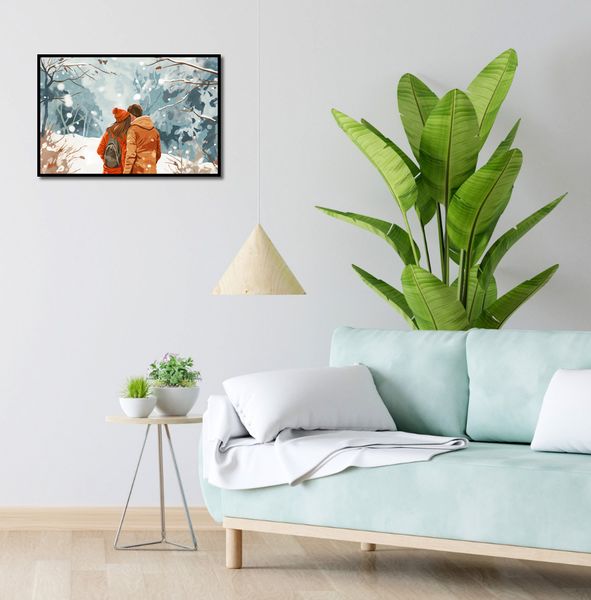 Plakat 60x40cm Razem w Śniegu zdjęcie 4