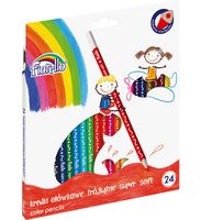 KREDKI TRÓJKĄTNE SUPER SOFT 24KOL  FIORELLO