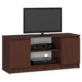 Szafka rtv, półki, NOVA, 120x40x55 cm, wenge, mat | TYLETEGOTU