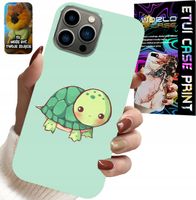 ETUI DO IPHONE 13 PRO - SŁODKIE ŻÓŁWKI WZORY DLA DZIECI + SZKŁO