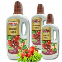 Nawóz Do Pomidorów i Ziół w Płynie Substral Naturalny 1 l x 3 sztuki