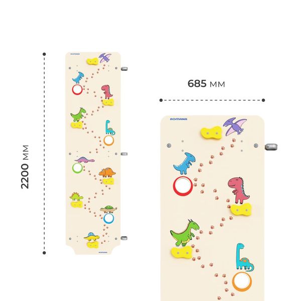 ścianka wspinaczkowa Dino zdjęcie 3