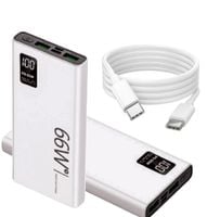 MOCNY SZYBKI POWERBANK PODRÓŻNY 20000 mAh 66W + kabel POWER BANK