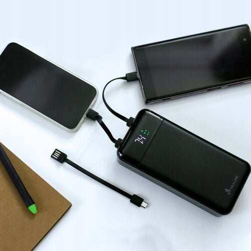 Power bank 30000mAh Fast Charging 22,5W + KABLE na Arena.pl