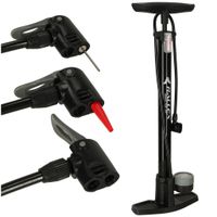 Pompka Rowerowa Podłogowa z Manometrem Ręczna do Roweru Piłek Materaca