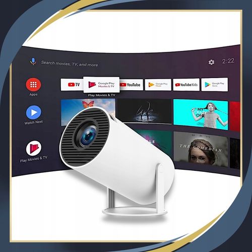 PROJEKTOR HY300 PRO 2025 NOWA WERSJA 4K WIFI PRZENOŚNY SMART ANDROID na Arena.pl