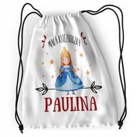 Plecak Sportowy Szkolny Dla Pauliny Córki Dziecka Z Nadrukiem Ze Zdjęciem