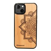 Drewniane Etui Bewood do iPhone 15 MANDALA JABŁOŃ