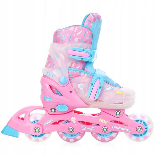 Rolki Regulowane RAVEN Caramell 26-29 Kółka LED na Arena.pl