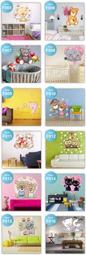 NAKLEJKA samoprzylepna zebra tęcza misie ŁADNE na Arena.pl