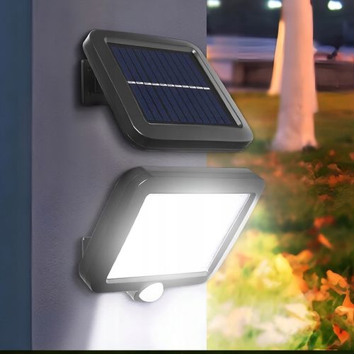 BARDZO MOCNA LAMPA SOLARNA HALOGEN LED CZUJNIK RUCHU ZMIERZCHU 15W 6500K na Arena.pl