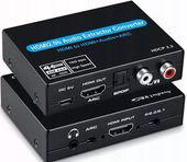 Ekstraktor dźwięku ARC HDMI 4K HDR HDCP2.2 Toslink
