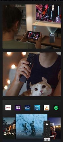 1080P PROJEKTOR LCD 600ANSI ETOE E3 PRO ANDROID TV 11.0 NETFLIX 3000:1 na Arena.pl