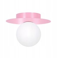 Kaja Lampa sufitowa różowa ROBIN Ø18cm metal G9 10W IP20