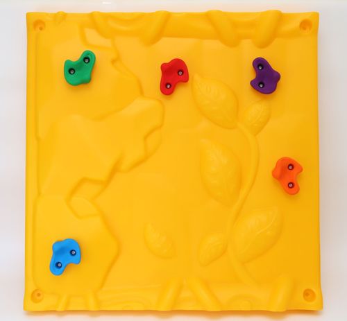 ścianka wspinaczkowa plastikowa żółty na Arena.pl