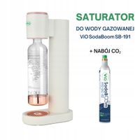 Saturator do wody gazowanej ViO SodaBoom SB-191 + Nabój CO2 w zestawie