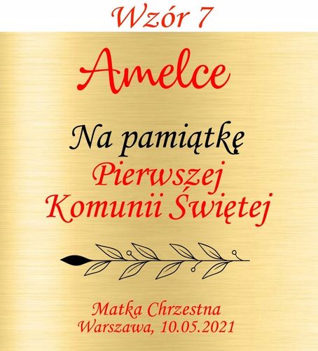 PUDEŁKO PREZENT GRAWER PAMIĄTKA PIERWSZEJ KOMUNII na Arena.pl