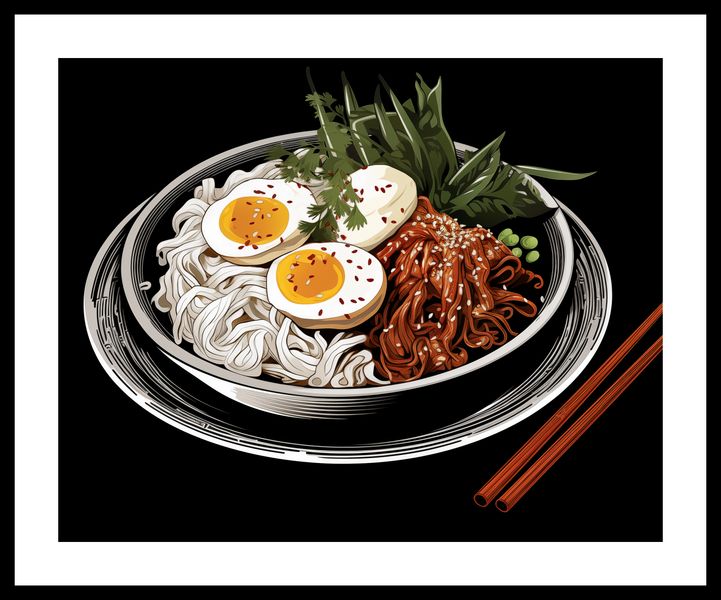 Plakat 50x40cm Ramen w Sztuce zdjęcie 3