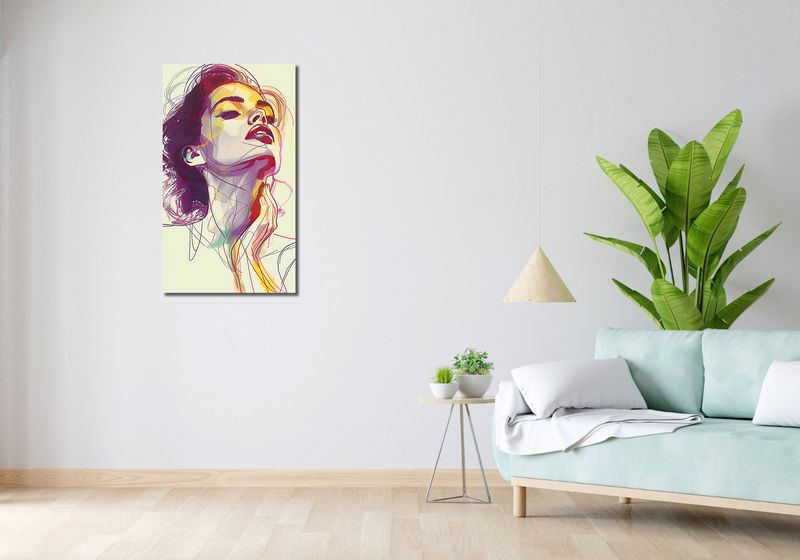 Obraz 50x90cm Płynność zdjęcie 2