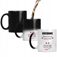 KUBEK MAGICZNY PREZENT NA WALENTYNKI DLA CHŁOPAKA DZIEWCZYNY ŻONY MĘŻA