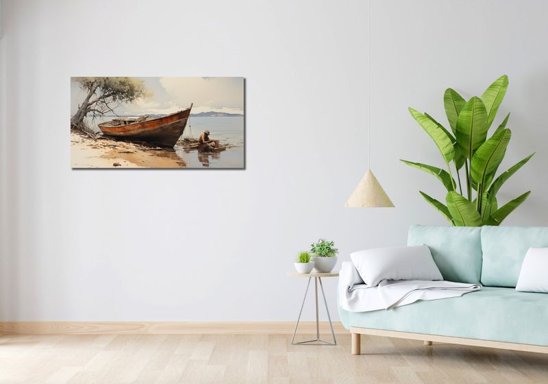 Obraz 100x50cm Spokój Przybrzeża zdjęcie 2
