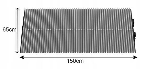 Roleta Żaluzja Przeciwsłoneczna Harmonijka 150x65 na Arena.pl