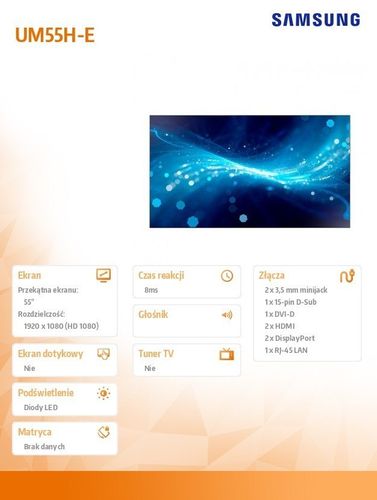 Samsung 55'' UM55H-E na Arena.pl