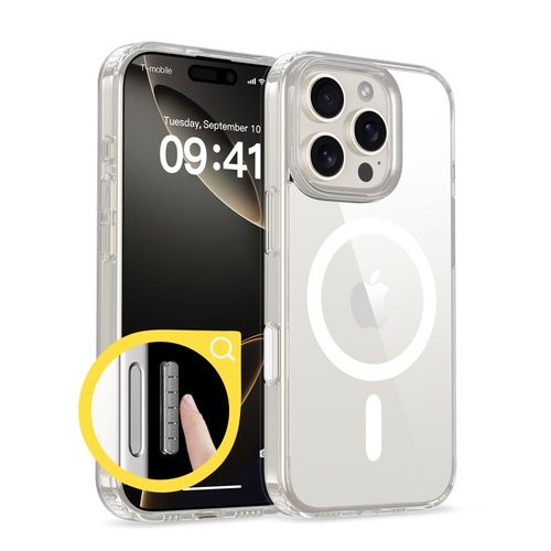 tech-protect flexair hybrid cc magsafe iphone 16 pro clear na Arena.pl