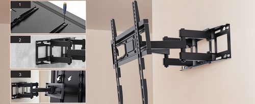 EXTRA MOCNY OBROTOWY UCHWYT DO TELEWIZORA WIESZAK TV 32-85 CALI UNIWERSALNY na Arena.pl