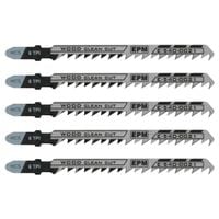 brzeszczot do wyrzynarki 100mm 6tpi drewno t101d 5 sztuk - e-540-0021