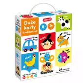 CzuCzu. Duże karty kontrastowe dla dzieci w wieku od 6 miesięcy