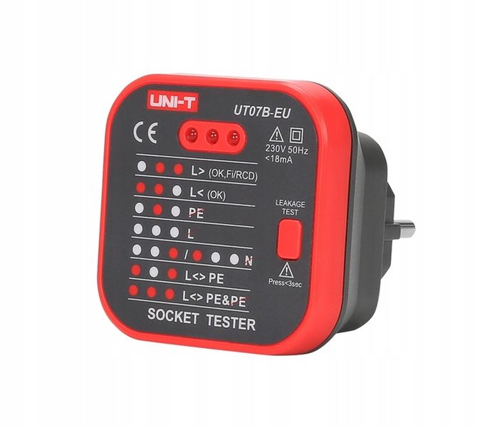 Wskaźnik sieci 230 V AC Uni-T UT07B-EU zdjęcie 2