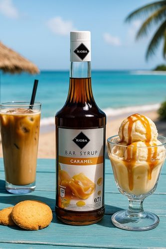 SYROP DO DRINKÓW, NAPOJÓW, KAWY I DESERÓW KARMEL 700ML RIOBA na Arena.pl