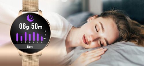 SMARTWATCH ZEGAREK DAMSKI WODOODPORNY PL MENU SPORT SMART WATCH na Arena.pl